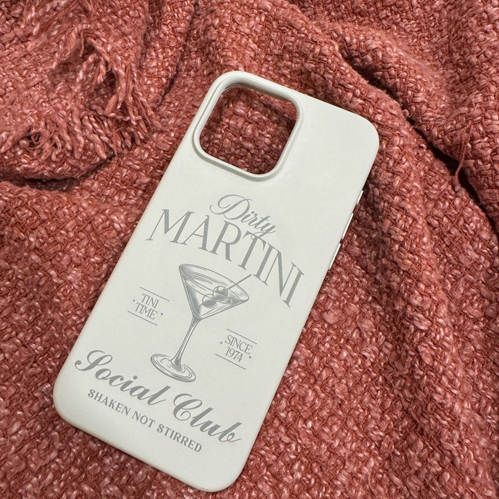 Dirty Martini Social Club Phone Case - Gray